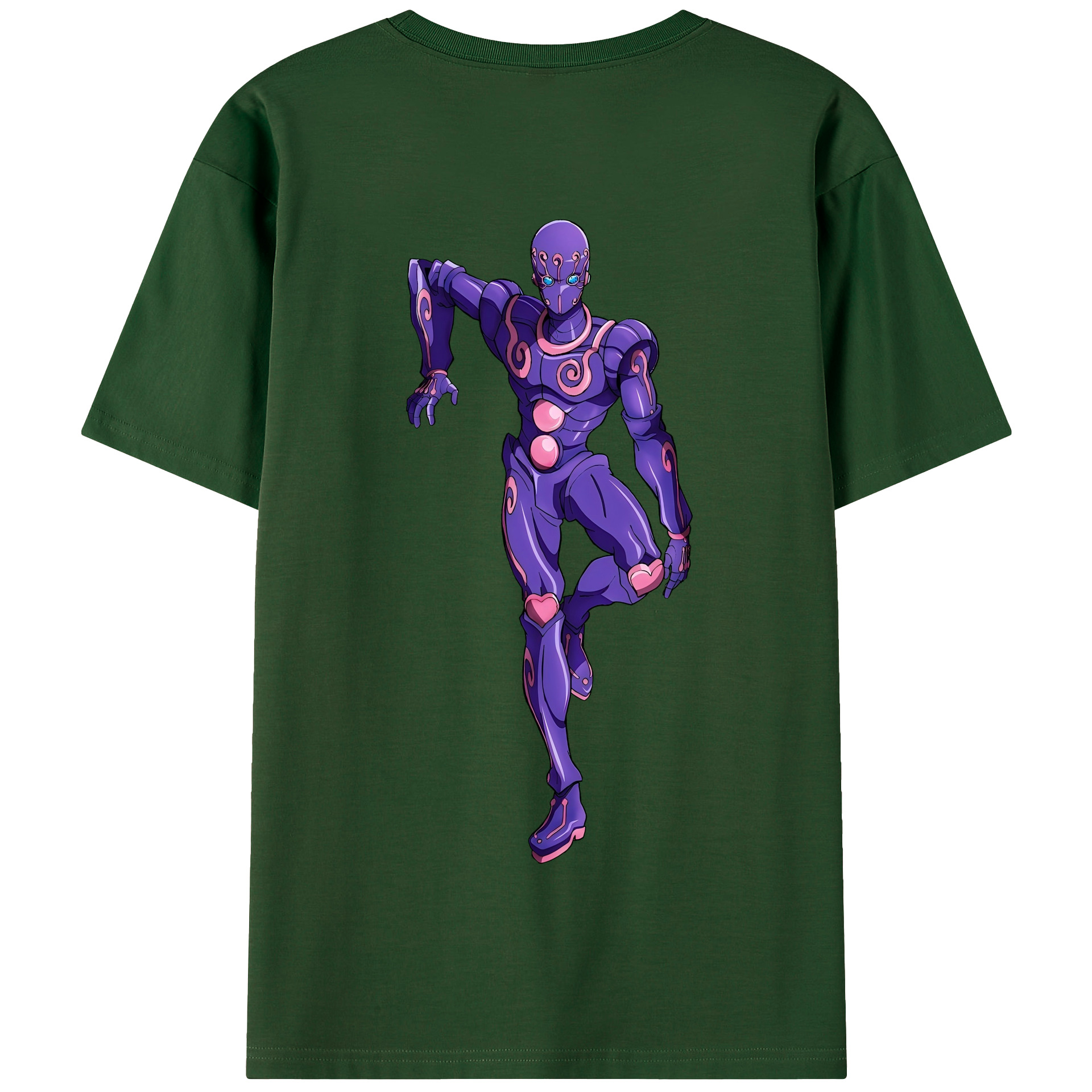 （画像用） ジョジョの奇妙な冒険 JoJo's Bizarre Adventure 綿100％半袖Tシャツ（背面プリント）